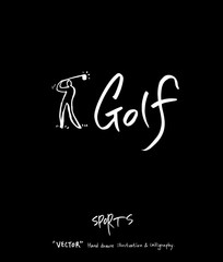 스포츠 포스터 / 손으로 그린 스포츠 그림