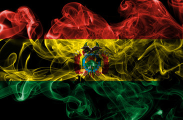 Bolivia smoke flag