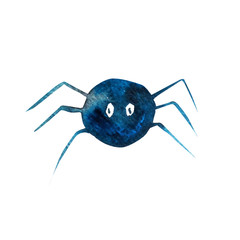 watercolour isolated cartoon spider animal