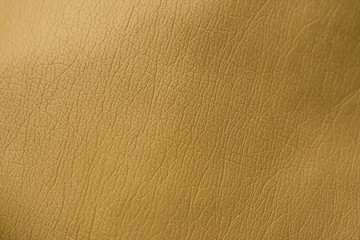 Gold leatherette. Close up