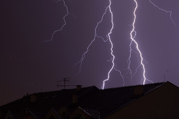 Lightning. Danger, charge.