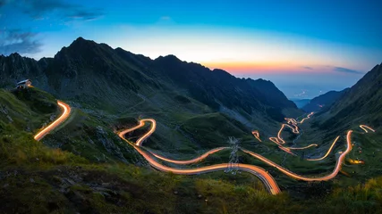 Rolgordijnen Transfagarasan-weg, de meest spectaculaire weg ter wereld © constantincornel