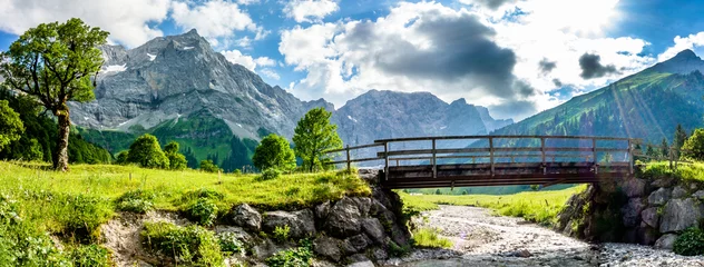 Foto auf Alu-Dibond Karwendelgebirge © fottoo