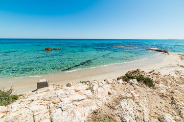 Obraz premium White sand in Castiadas shore