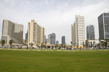 Fototapeta na wymiar Vista della città, Tel Aviv