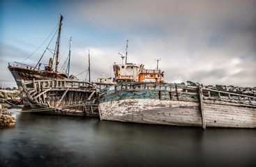 Ruhe der alten Fischer