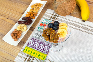 Raw Healthy Fruits Energy Concept