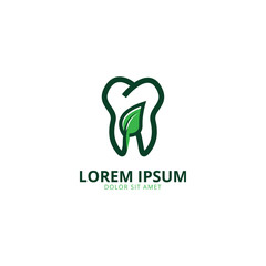 Tooth logo design template