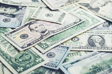 Money background. American dollars