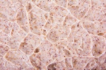 Cosmetic body cream scrub texture background.Cream scrub texture