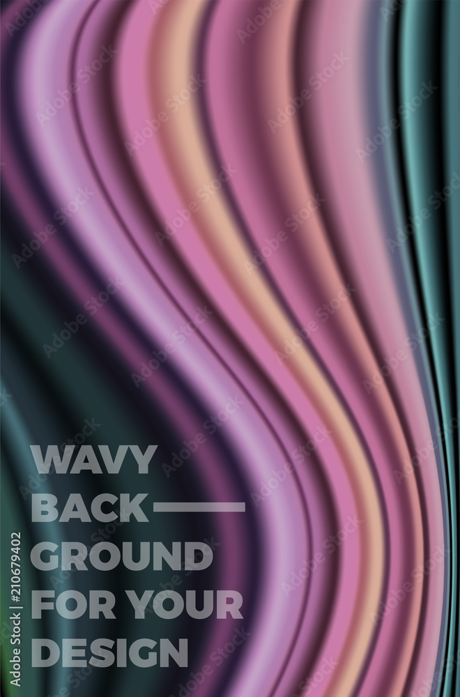 Aufkleber elegant abstract wavy background with place for text