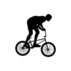 Fototapeta premium bicycle freestyle trick.