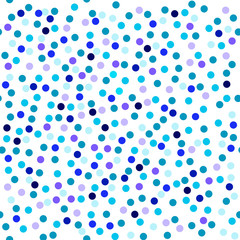 Blue dots seamless pattern