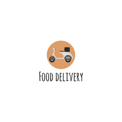 Fototapeta premium Food Delivery Logo Vector Template Design Illustration