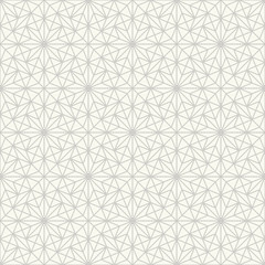 Seamless beige geometric pattern. Vector linear texture.