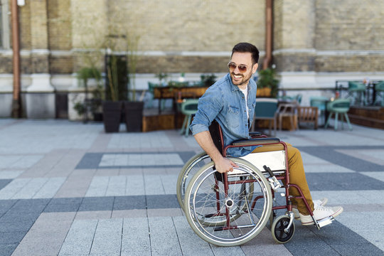 Man in wheelchair