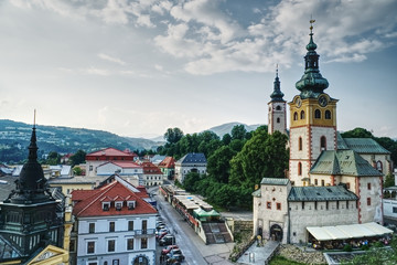 View of Banska Bystrica from Leaning Tower, Slovakia