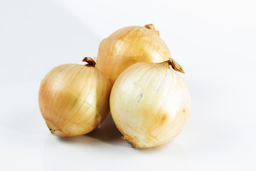 fresh onion isolated
