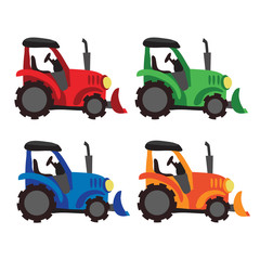 tractor vector collection design