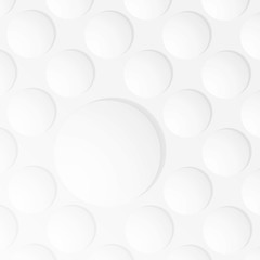 Abstract of white color bubble background.