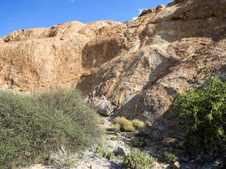 Fototapeta na wymiar Rocky hills in the desert of central Namibia