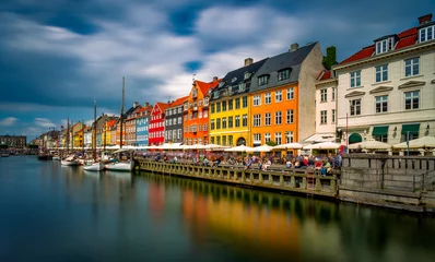 Fotobehang Nyhavn Canal in Copenhagen © Paulo