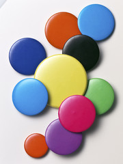 various coloured circles overlapping