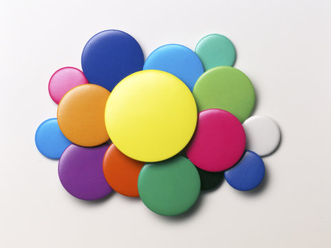 various coloured circles overlapping