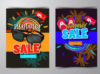 summer sale template banner