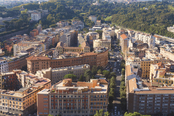 Fototapeta premium Rome city views with ancient buildings