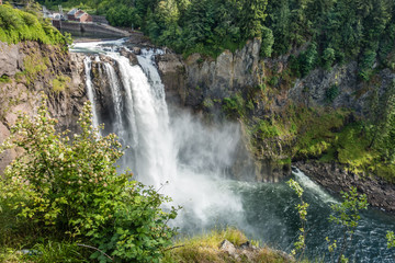 Fototapeta premium Wspaniałe wodospady Snoqualmie 2