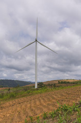 Clean energy with wind turbine