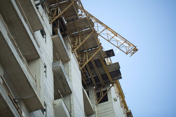 modern concrete construction site israel