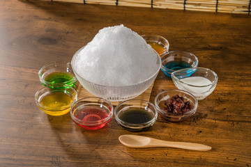 夏のかき氷　Shaved ice of summer