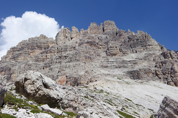 Fototapeta premium Paternkofel in den Sextener Dolomiten