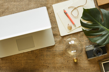 digital nomad vintage gadgets modern lifestyle mix blog