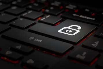 Teclado con candado, login, ingresar con clave