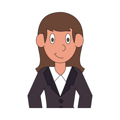 Business executive woman vector illustration graphic design