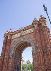 Fototapeta na wymiar Arc de Triomphe, Barcelone