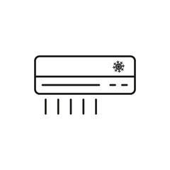 Air conditioning blow icon