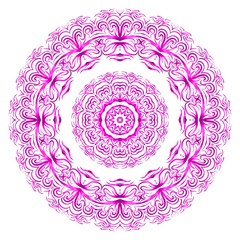 Beautiful Mandala. Vintage decorative elements. Hand drawn background. vector illustration.