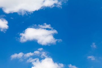 Clouds in front of blue sky