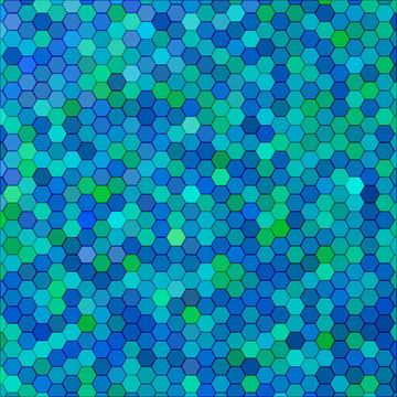 abstract vector geometric hexagon background © green_flame