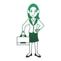 Business executive woman vector illustration graphic design