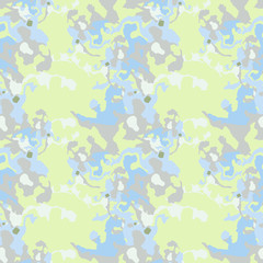 Camo background in national green, blue and grey colors