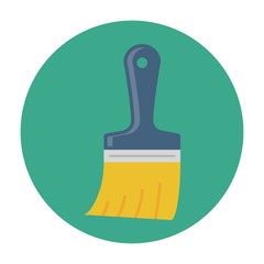 Paint brush flat icon