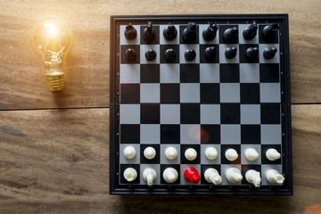 chess board game for ideas  business