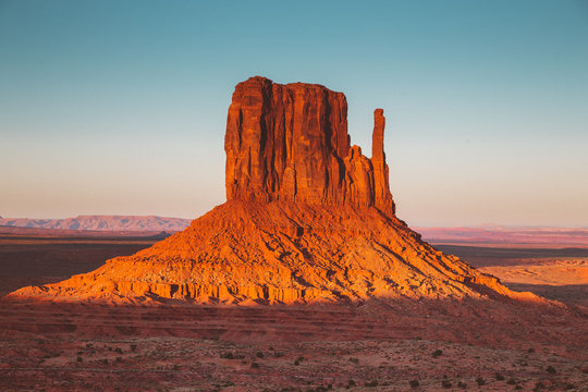 Monument Valley at sunset, Utah, USA
