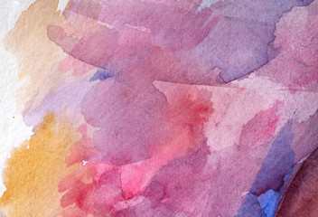 Beautiful watercolor background burgundy