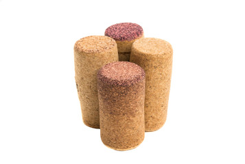 wine cork isolated